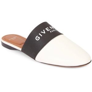 Givenchy Bedford Mule Black & White - Size 38EU/US 7.5